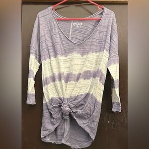Burnout long sleeve top